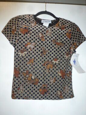 Ultimate Blues Authentic Stretchy Floral Mesh Tee Dress – Women's Small – NWT